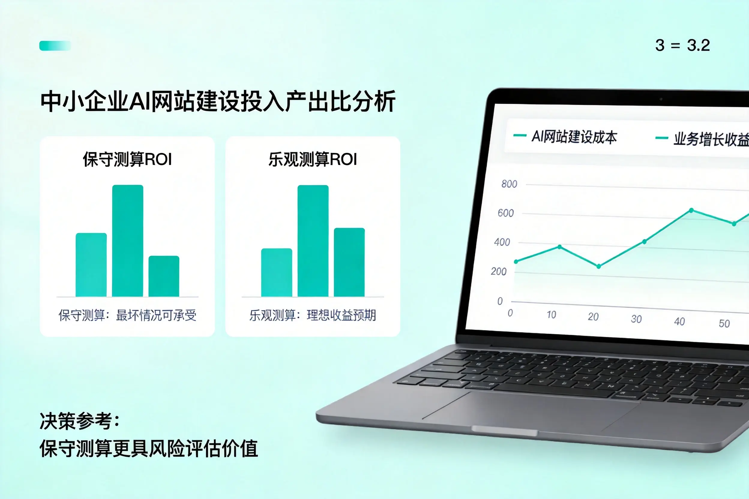 那曲中小企业AI网站建设投入产出比怎么算？先看这份分析
