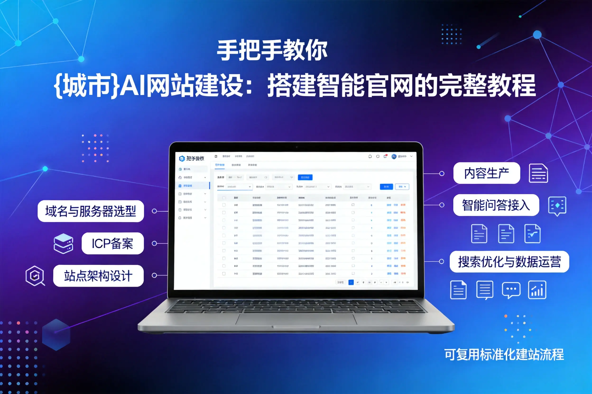 手把手教你那曲AI网站建设：搭建智能官网的完整教程