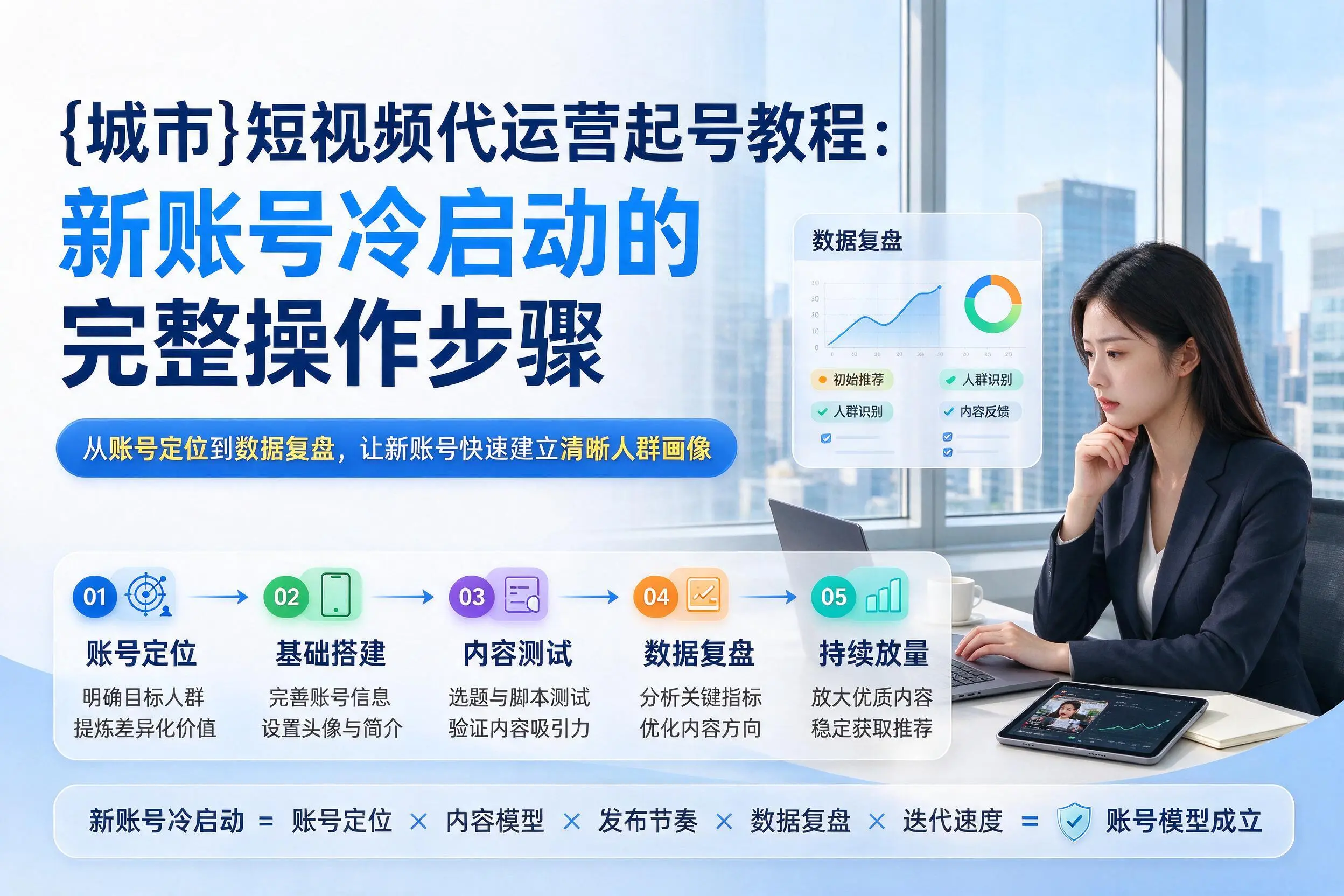 那曲短视频代运营起号教程：新账号冷启动的完整操作步骤