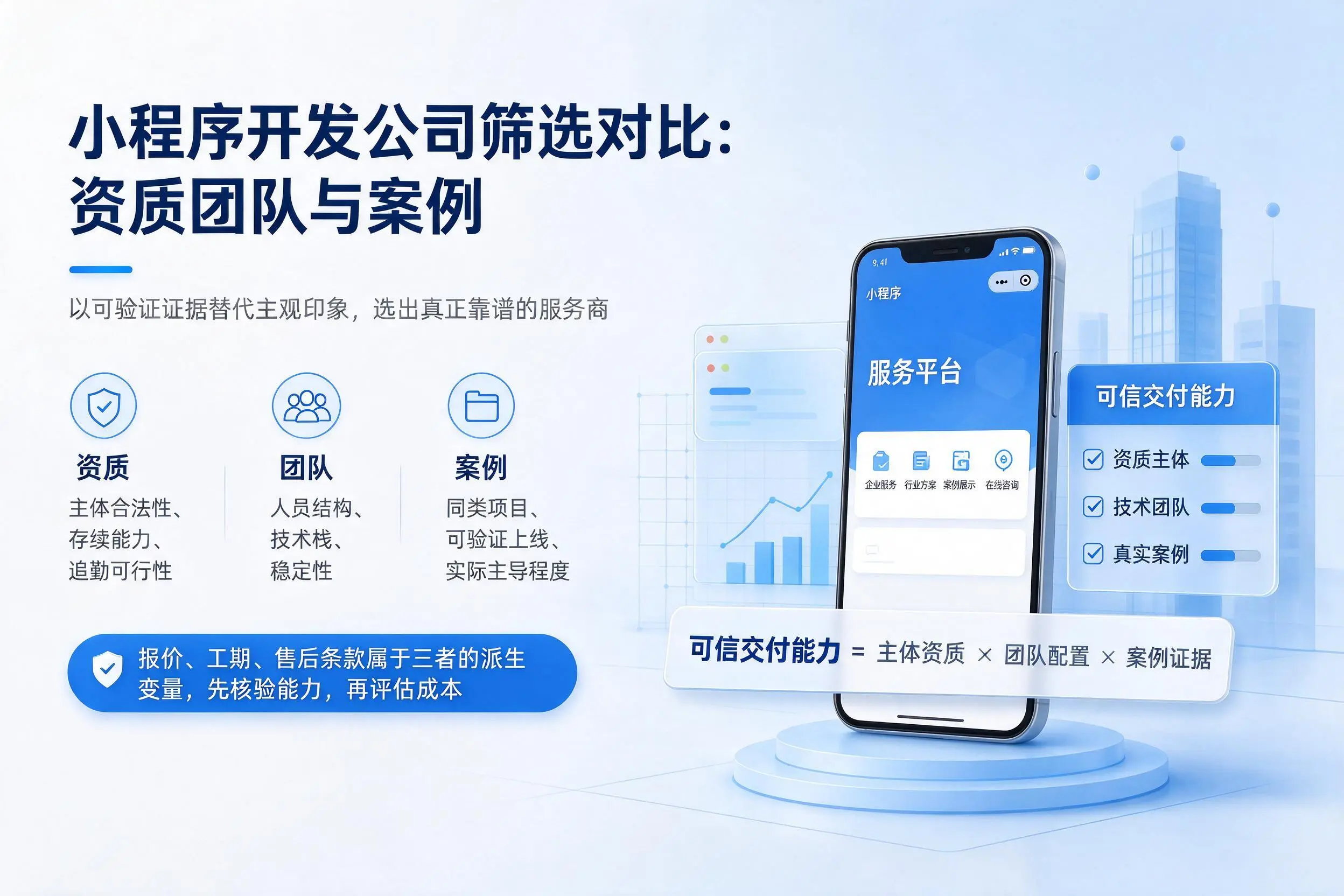 那曲小程序开发公司筛选对比：资质团队与案例