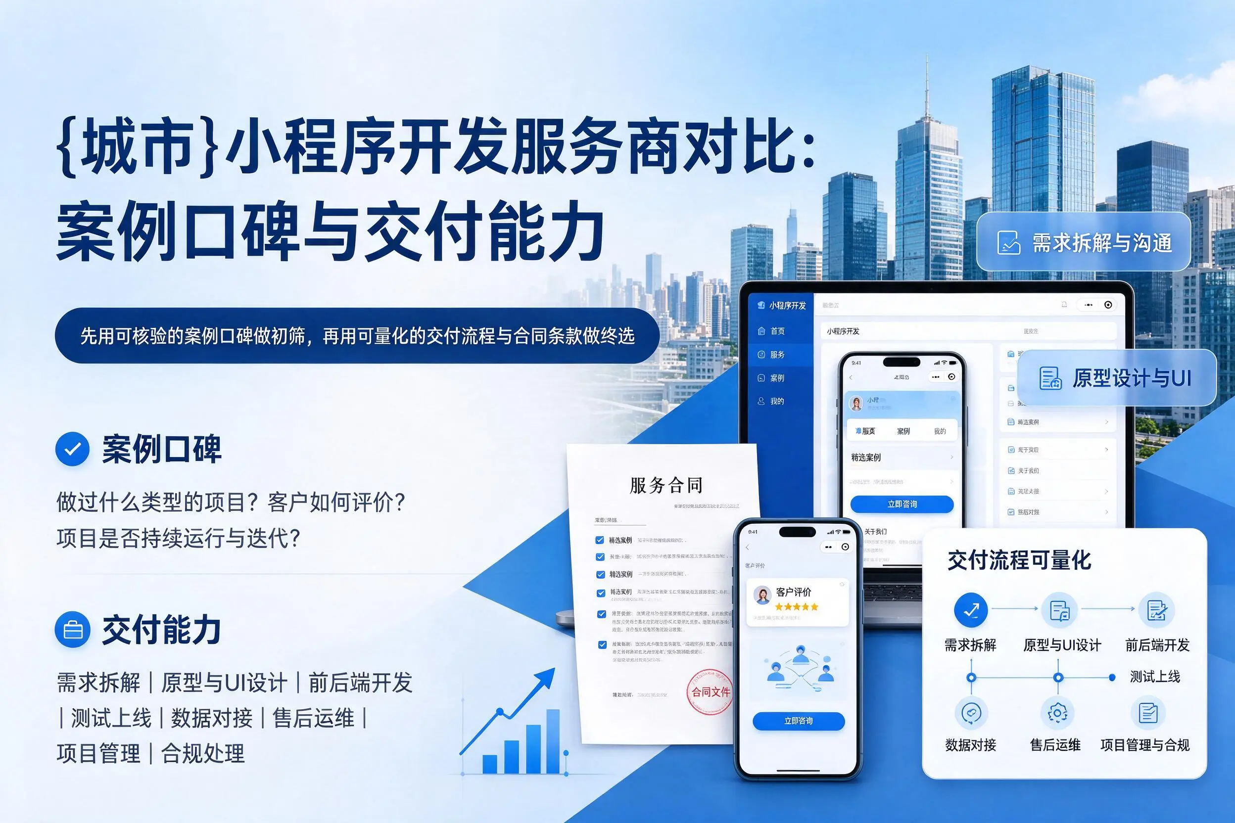 那曲小程序开发服务商对比：案例口碑与交付能力