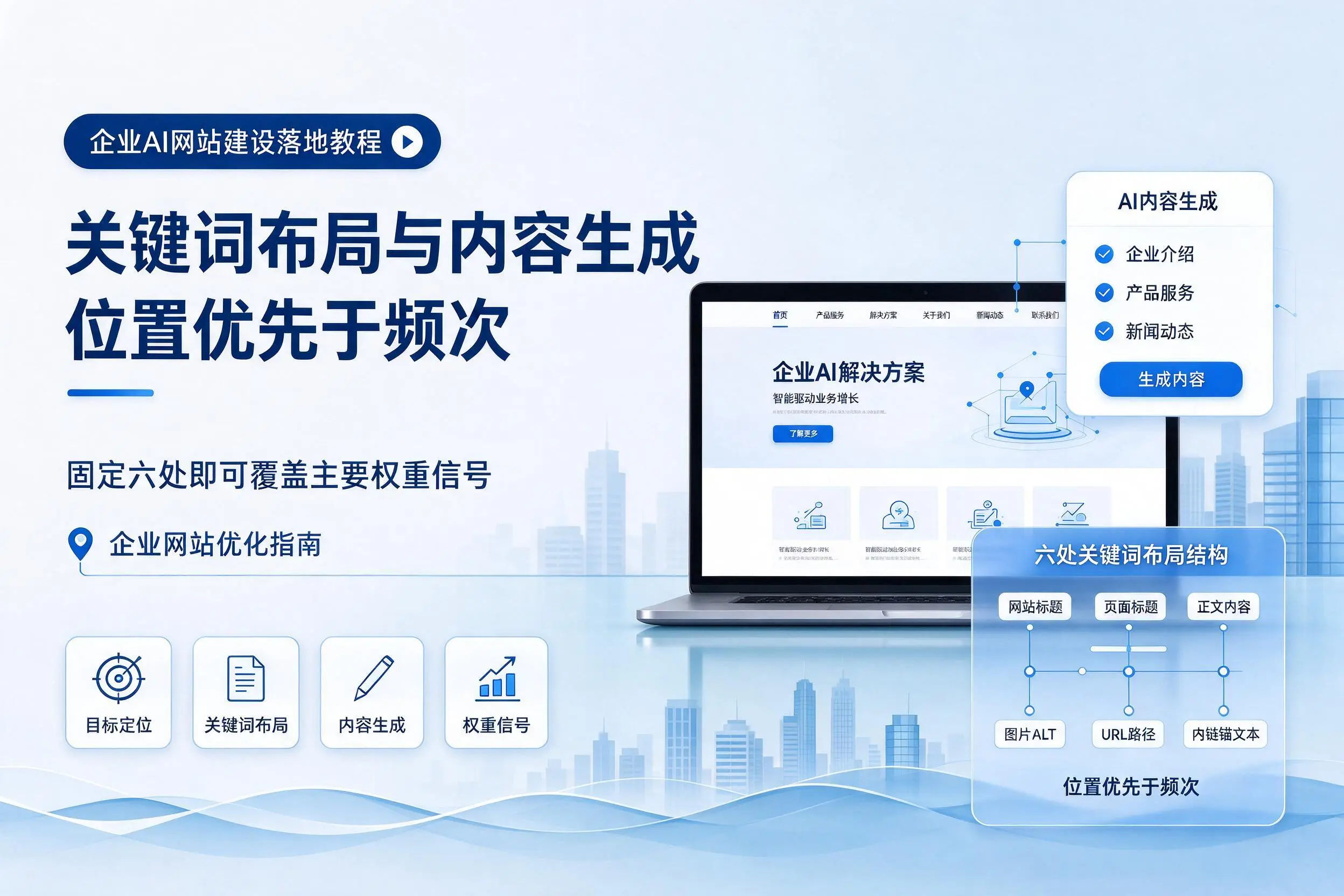那曲企业AI网站建设落地教程：关键词布局与内容生成