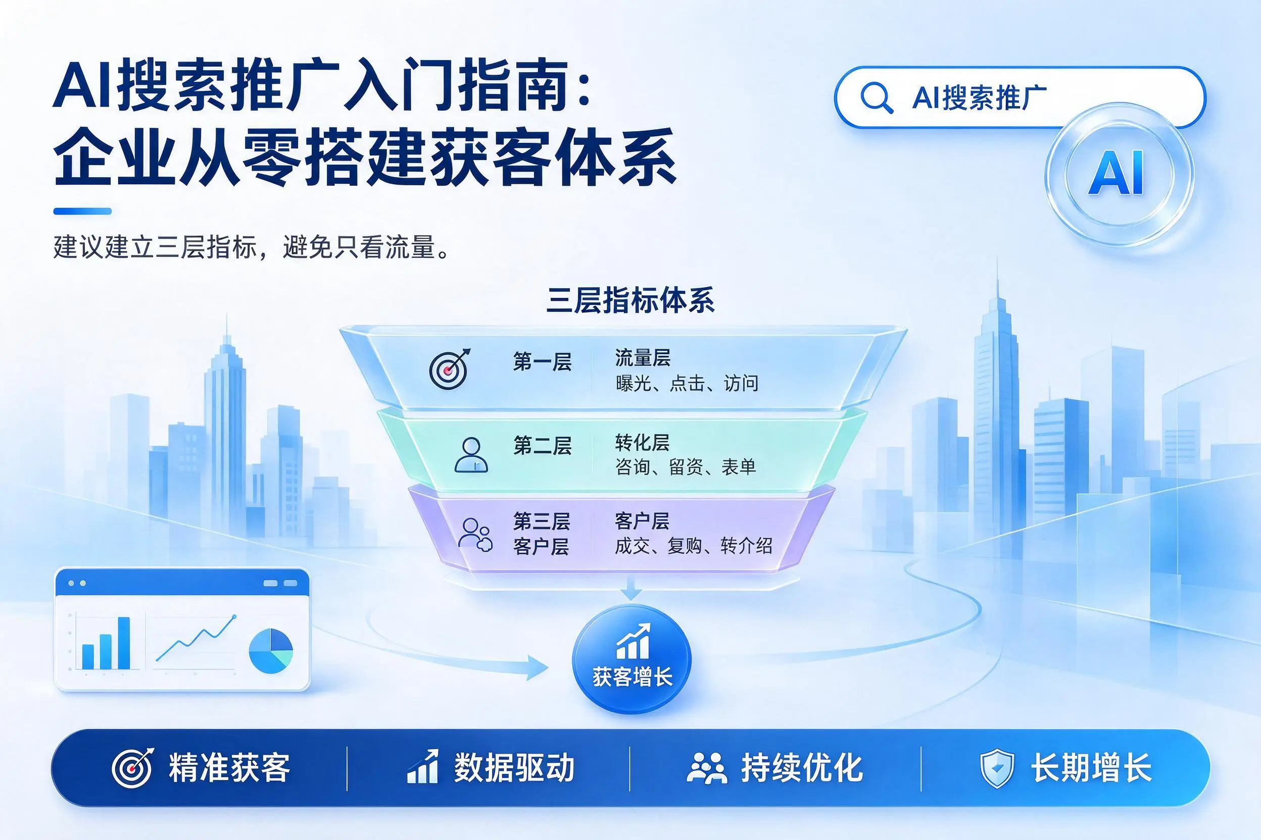 AI搜索推广入门指南：那曲企业从零搭建获客体系