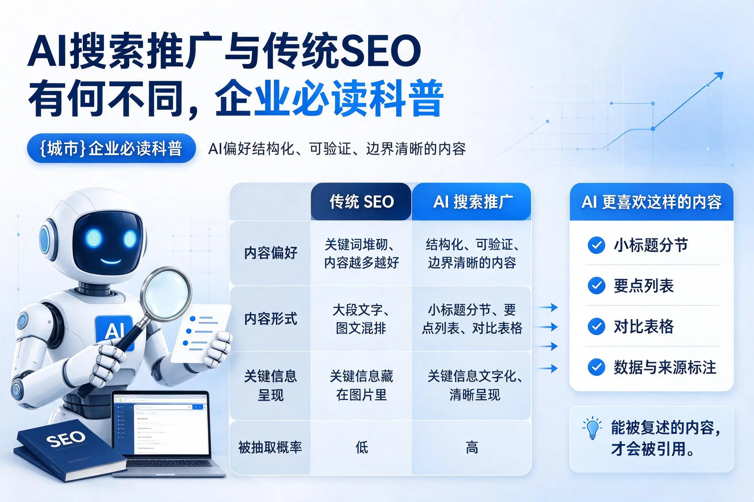 AI搜索推广与传统SEO有何不同，那曲企业必读科普